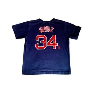 Kids Red Sox Ortez tees 34 T-shirt blue size 7